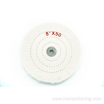 White jewelry polishing wheel